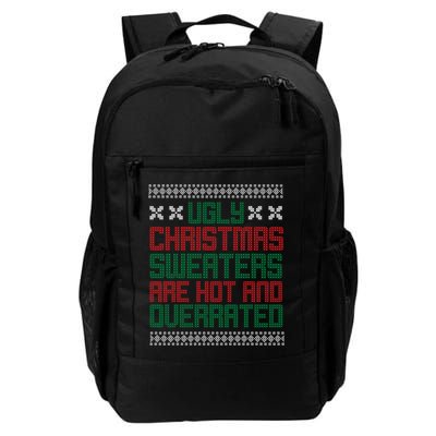 Ugly Christmas Sweaters Are Hot And Overrated Backpack