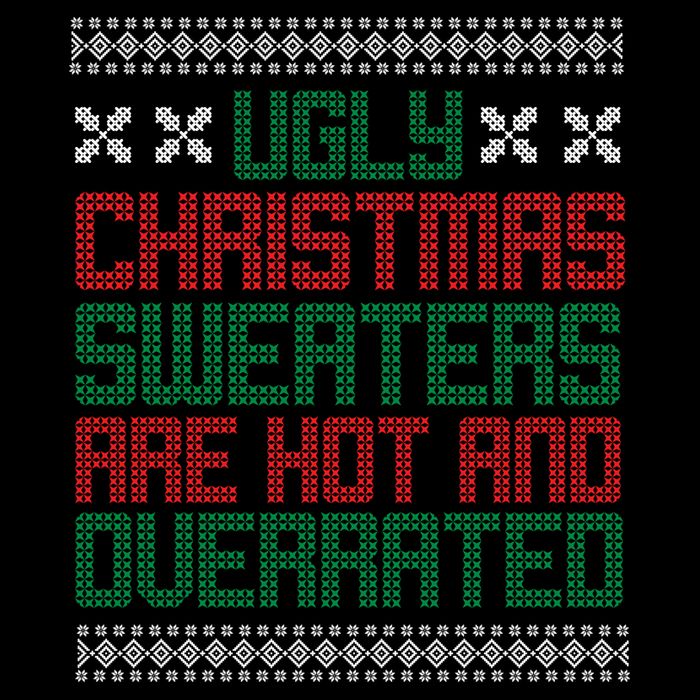 Ugly Christmas Sweaters Are Hot And Overrated Button