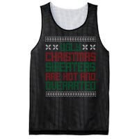 Ugly Christmas Sweaters Are Hot And Overrated Mesh Reversible Basketball Jersey Tank