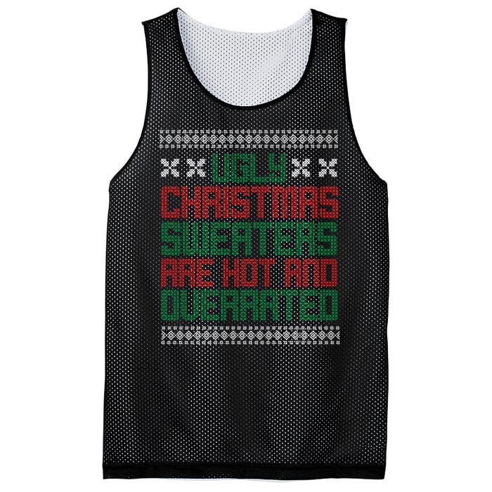 Ugly Christmas Sweaters Are Hot And Overrated Mesh Reversible Basketball Jersey Tank