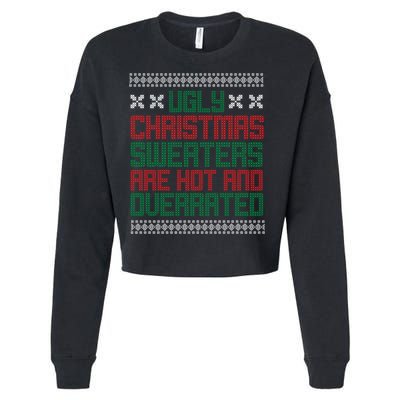 Ugly Christmas Sweaters Are Hot And Overrated Cropped Pullover Crew