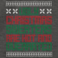 Ugly Christmas Sweaters Are Hot And Overrated Vector Backpack