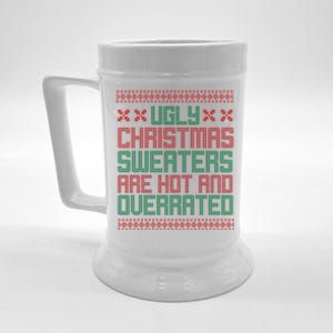 Ugly Christmas Sweaters Are Hot And Overrated Beer Stein