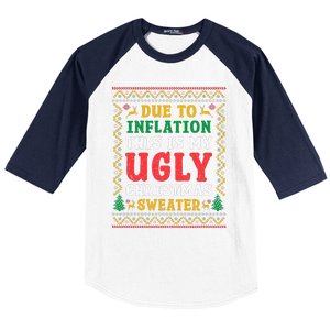 Ugly Christmas Sweater  Funny Xmas Baseball Sleeve Shirt