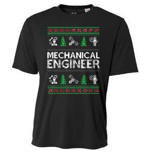 Ugly Christmas Sweaters Matching Mechanical Engineer Holiday Cooling Performance Crew T-Shirt