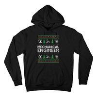 Ugly Christmas Sweaters Matching Mechanical Engineer Holiday Hoodie