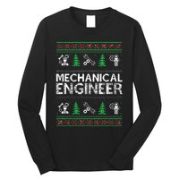 Ugly Christmas Sweaters Matching Mechanical Engineer Holiday Long Sleeve Shirt