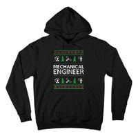 Ugly Christmas Sweaters Matching Mechanical Engineer Holiday Tall Hoodie