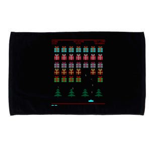 Ugly Christmas Style Retro Video Game Microfiber Hand Towel