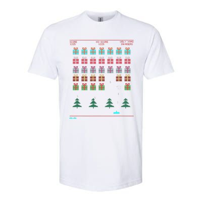 Ugly Christmas Style Retro Video Game Softstyle® CVC T-Shirt