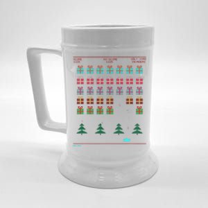 Ugly Christmas Style Retro Video Game Beer Stein