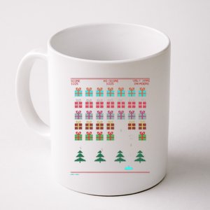 Ugly Christmas Style Retro Video Game Coffee Mug