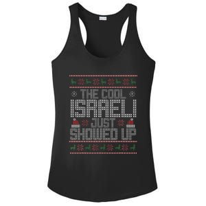 Ugly Christmas Sweater Israeli Cool Funny Xmas Ladies PosiCharge Competitor Racerback Tank