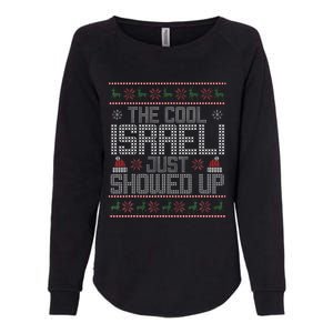 Ugly Christmas Sweater Israeli Cool Funny Xmas Womens California Wash Sweatshirt