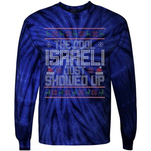 Ugly Christmas Sweater Israeli Cool Funny Xmas Tie-Dye Long Sleeve Shirt