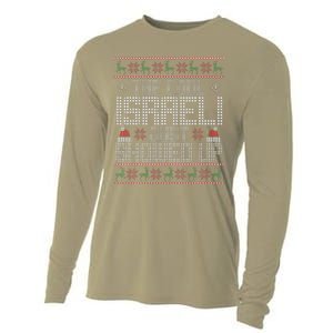 Ugly Christmas Sweater Israeli Cool Funny Xmas Cooling Performance Long Sleeve Crew