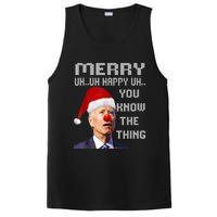 Ugly Christmas Sweater Funny Anti Biden Christmas Sweater PosiCharge Competitor Tank