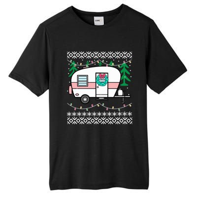 Ugly Christmas Sweater Style Vintage Camper Cool Gift Tall Fusion ChromaSoft Performance T-Shirt