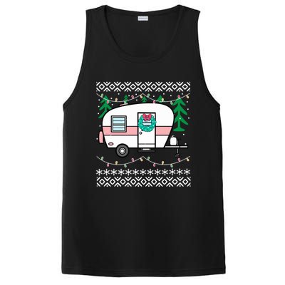 Ugly Christmas Sweater Style Vintage Camper Cool Gift PosiCharge Competitor Tank