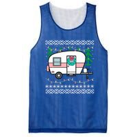 Ugly Christmas Sweater Style Vintage Camper Cool Gift Mesh Reversible Basketball Jersey Tank