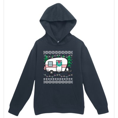 Ugly Christmas Sweater Style Vintage Camper Cool Gift Urban Pullover Hoodie