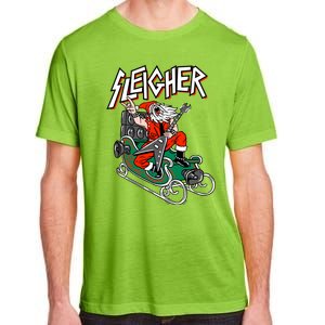 Ugly Christmas Sweater Sleigher Heavy Metal Santa Xmas Cute Gift Adult ChromaSoft Performance T-Shirt