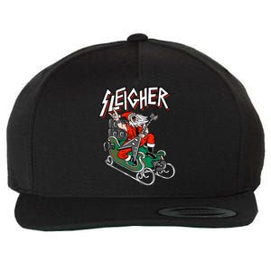 Ugly Christmas Sweater Sleigher Heavy Metal Santa Xmas Cute Gift Wool Snapback Cap