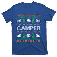 Ugly Christmas Sweaters Matching Design Camper Holiday Gift T-Shirt