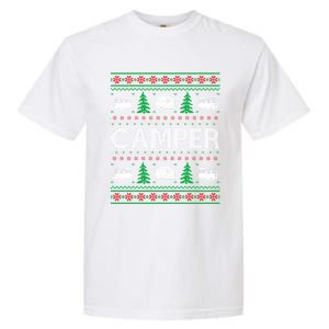 Ugly Christmas Sweaters Matching Design Camper Holiday Gift Garment-Dyed Heavyweight T-Shirt