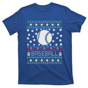 Ugly Christmas Sweaters Xmas Ugly Baseball Funny Gift T-Shirt