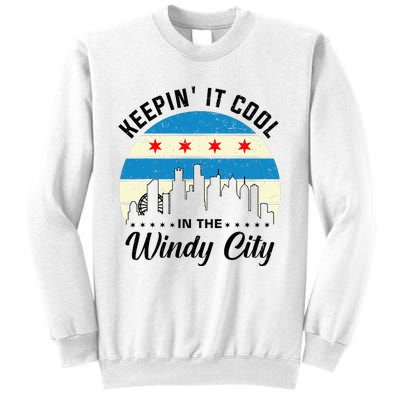 Unique Chicago Skyline Windy City 312 Sweatshirt