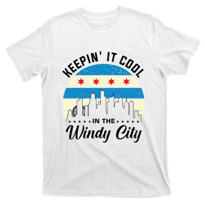 Unique Chicago Skyline Windy City 312 T-Shirt