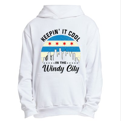 Unique Chicago Skyline Windy City 312 Urban Pullover Hoodie