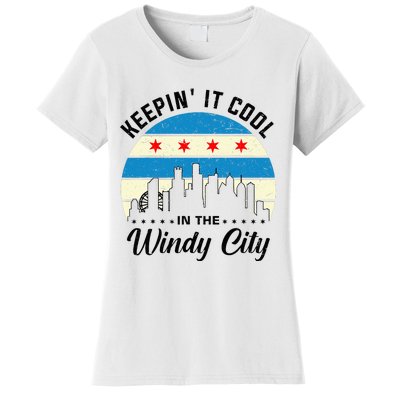 Unique Chicago Skyline Windy City 312 Women's T-Shirt