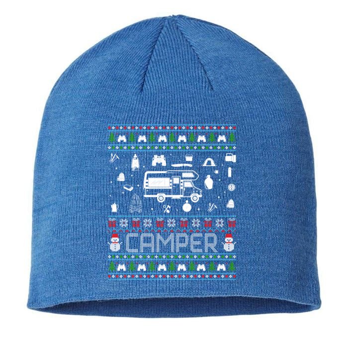 Ugly Christmas Sweaters Xmas Ugly Camper Gift Sustainable Beanie