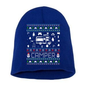 Ugly Christmas Sweaters Xmas Ugly Camper Gift Short Acrylic Beanie