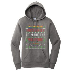 Ugly Christmas Sweater Most Likely To Make The Yuletide Gay Women's Pullover Hoodie