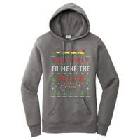 Ugly Christmas Sweater Most Likely To Make The Yuletide Gay Women's Pullover Hoodie