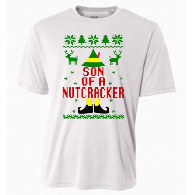 Ugly Christmas Sweater Son Of A Nutcracker Cooling Performance Crew T-Shirt