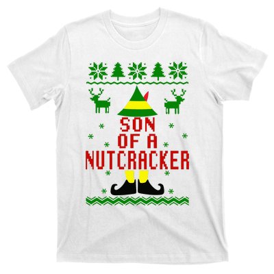 Ugly Christmas Sweater Son Of A Nutcracker T-Shirt