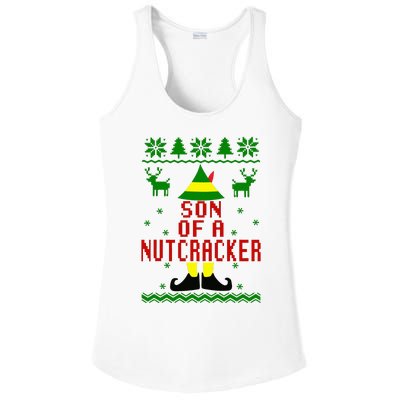 Ugly Christmas Sweater Son Of A Nutcracker Ladies PosiCharge Competitor Racerback Tank