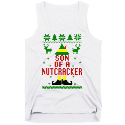 Ugly Christmas Sweater Son Of A Nutcracker Tank Top