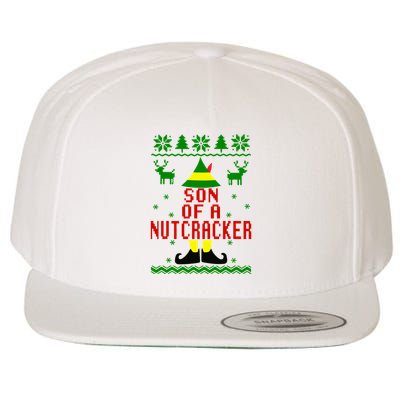 Ugly Christmas Sweater Son Of A Nutcracker Wool Snapback Cap