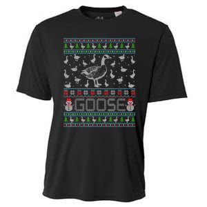 Ugly Christmas Sweaters Merry Goosemas Goose Lover Cooling Performance Crew T-Shirt