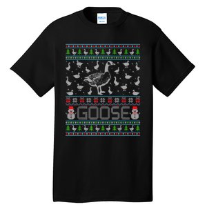 Ugly Christmas Sweaters Merry Goosemas Goose Lover Tall T-Shirt