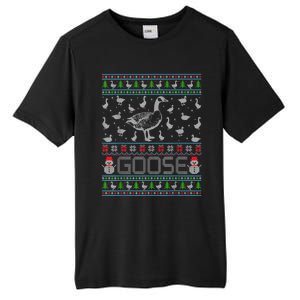 Ugly Christmas Sweaters Merry Goosemas Goose Lover Tall Fusion ChromaSoft Performance T-Shirt