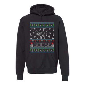 Ugly Christmas Sweaters Merry Goosemas Goose Lover Premium Hoodie