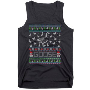 Ugly Christmas Sweaters Merry Goosemas Goose Lover Tank Top