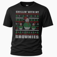 Ugly Christmas Sweater Alternative Chillin With My Snowmies Meaningful Gift Performance Shirt