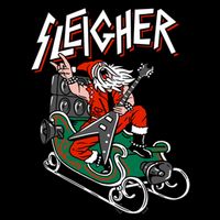 Ugly Christmas Sweater Sleigher Heavy Metal Santa Meaningful Gift Impact Tech Backpack